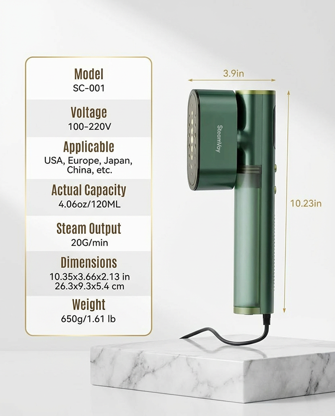 SteamVoy Ceramic Travel Steamer