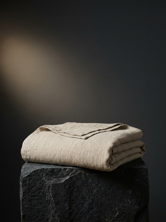 Linen Weave Throw Blanket
