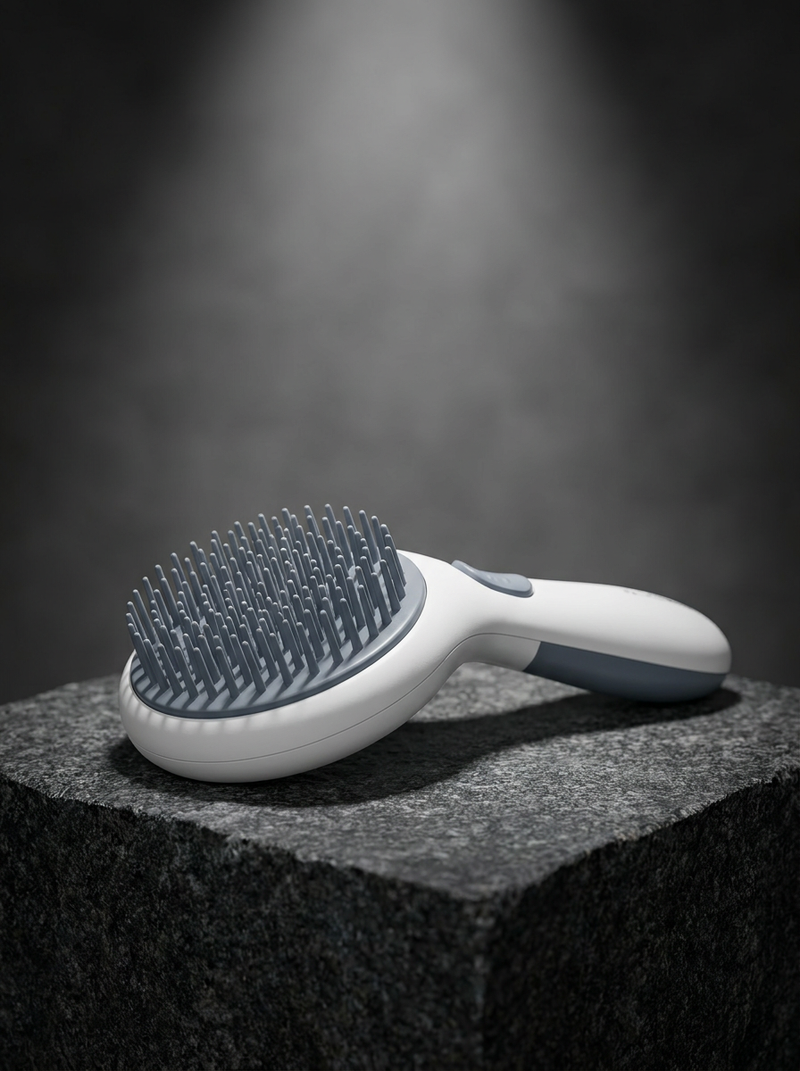 Self-Cleaning Pet Grooming Brush
